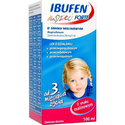 Zdjęcie produktu Ibufen dla dzieci forte o smaku malinowym