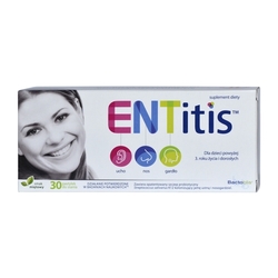 Zdjęcie produktu ENTitis – pastylki do ssania o smaku miętowym