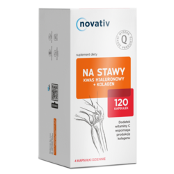 Zdjęcie produktu Novativ Na stawy kwas hialuronowy+kolagen