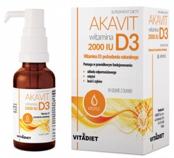 Zdjęcie produktu Akavit witamina D3 2000IU